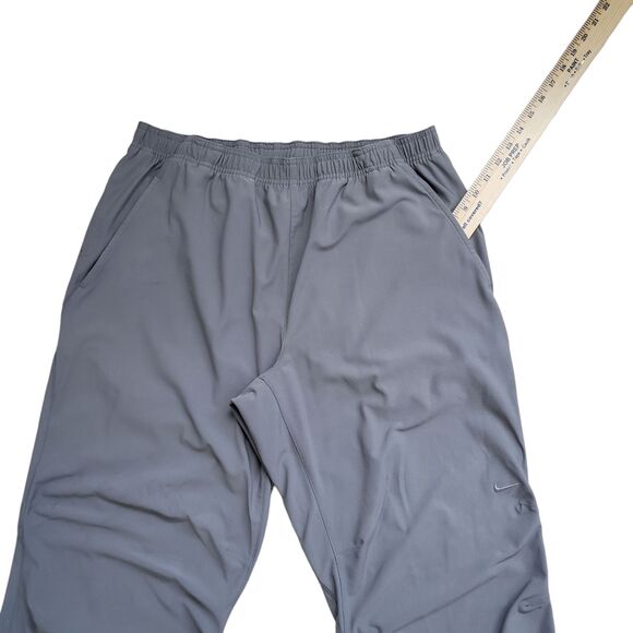 Nike Fit Dry Vented Track Pants Mens Large Gray Swoosh Vintage Y2K - Picture 2 of 12